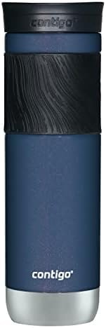 Contigo Byron 2.0 Stainless Steel Travel Mug with Snapseal Lid and Grip, 24oz, Midnight Berry, BPA Free and Leak Proof