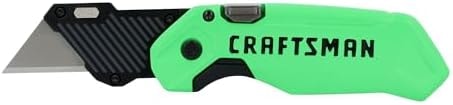 CRAFTSMAN High-Visibility Folding Utility Knife with 1 Blade (CMHT10352)