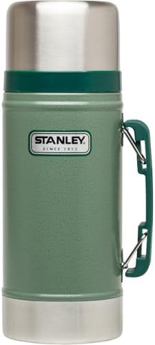 STANLEY Heritage Classic Vacuum Insulated 24 oz Food Jar, Hammertone Green