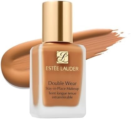 Estée Lauder Double Wear Stay-in-Place 24-Hour Long-Wear Matte Foundation Makeup | Original Formula 1 Fl Oz, 4W1 Honey Bronze