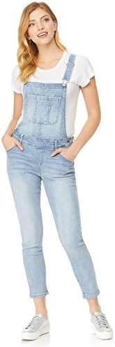 WallFlower Women's Overalls Juniors (Standard and Plus), Freya, X-Small