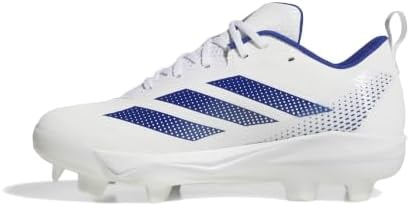 adidas Women's Adizero Instict TPU 2.0 Softball, White/Team Royal Blue/Team Royal Blue, 13