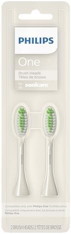 Philips One by Sonicare 2pk Brush Heads, White BH1022/07