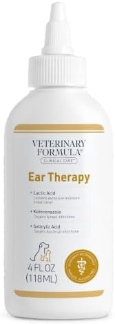 Veterinary Formula Clinical Care Ear Therapy Cleaner for Dogs & Cats, 4 oz