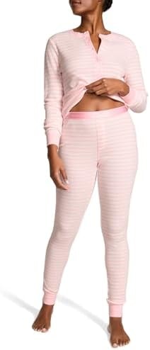 Victoria's Secret Thermal Pajama Set, Long Sleeve Shirt and Pants, Sleepwear for Women (XS-XXL)
