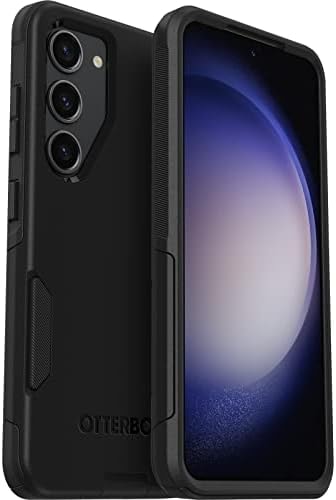 OtterBox Galaxy S23 Commuter Series Case - Single Unit Ships in Polybag, Ideal for Business Customers - BLACK, slim & tough, pocket-friendly, with port protection