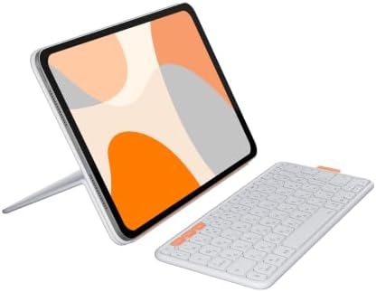 Logitech Flip Folio Keyboard Case iPad Pro 11 inch M4 & M5 Air M2-Off-White