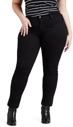 Levi's Women's Plus-Size 311 Shaping Skinny Jean, Soft Black (Waterless), 36 (US 18) Regular