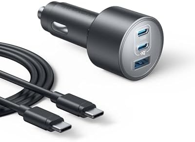 Anker 167.5W Max 3-Port Ultra-Compact USB C Fast Charging Car Charger