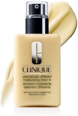 Clinique Dramatically Different Moisturizing Lotion+ | Hydrating Face Mositurizer With Glycerin and Urea | Strengthens Skin Barrier | Step 3 in 3-Step Skin Care Routine, 6.7 Fl Oz