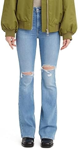 Levi's Women's 726 High Rise Flare Jeans, (New) Let's Talk, 27 Regular