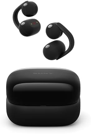 Sony LinkBuds Clip Open-Ear Truly Wireless Earbuds Clip-On Design, Black