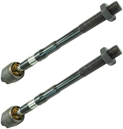 TRQ Front Inner Tie Rod Set 2 Piece