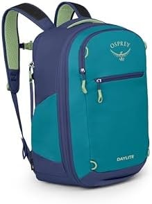 Osprey Daylite Expandable 26+6 Travel Pack, Blue Spikemoss/Alkaline