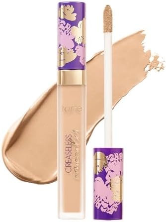 tarte maracuja creaseless full-coverage concealer – Waterproof Longwear with Vitamin C to Hydrate look of Dark Circles, Blemishes & Discoloration, Vegan & Cruelty-Free, full size, light sand