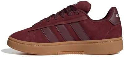 Adidas Men's Grand Court Alpha, Shadow Red/Aurora Ruby/Gum, 4