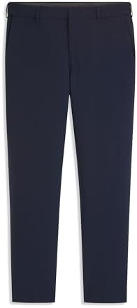 Van Heusen Men's Solid Soft Lux Straight Leg Pant, Navy - Soft Lux, 28IN