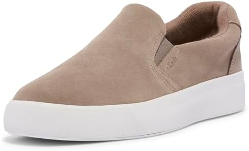 Keds Women's Pursuit Slip On, Taupe Suede, 13 Medium