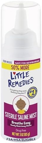 Little Remedies Sterile Baby Saline Nasal Mist, 3 Fl Oz