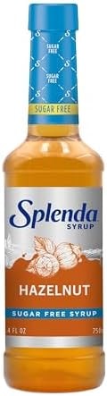 Splenda Coffee Syrup, Hazelnut, Sugar Free, 750 ml Bottle