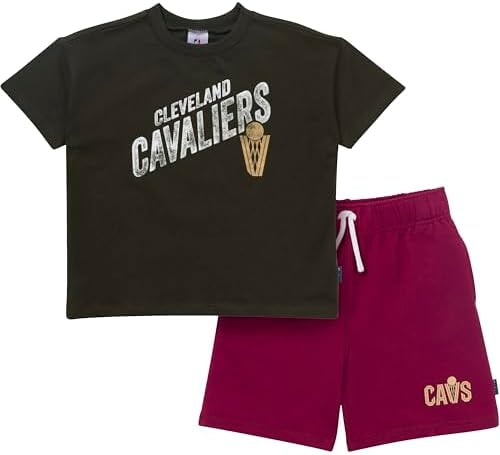 Gerber Toddler Boys' NBA Team & Shorts Set, Cleveland Cavaliers, 12 Months