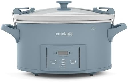Crock-Pot® Design Series 7-Quart Programmable Slow Cooker, Morning Haze Blue