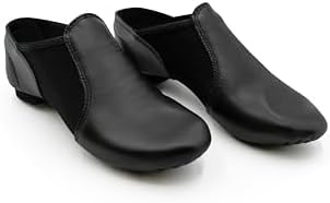 Capezio womens Series Jazz Slip-on loafers shoes, Black, 3.5 Wide US