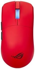 ASUS ROG Harpe II Ace Wireless Esports Gaming Mouse – Pro-Tested, Right-Handed, 48g Lightweight, Tri-Mode Connectivity, 42K DPI, 8K Polling, 101Hr Battery, Web-Based Tool, PC/Mac Support – Lava Red