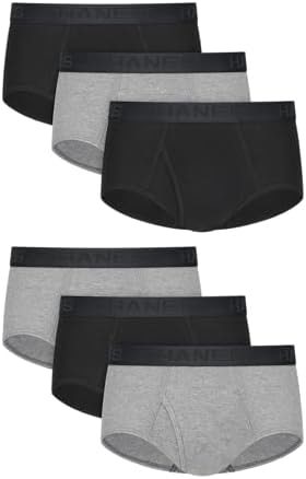 Hanes Ultimate Men's Underwear Briefs Pack, 6-Pack, Ultimate ComfortSoft Moisture-Wicking Tagless Best Underwear