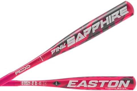 Easton | Pink Sapphire Fastpitch Softball Bat | Approved for All Fields | 26' | -10
