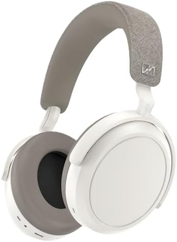 Sennheiser Momentum 4 Wireless Headphones, ANC, 60 Hr Battery, White