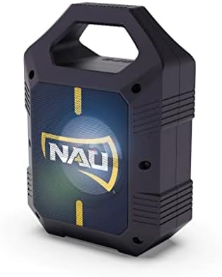 SOAR NCAA ShockBox XL LED Wireless Bluetooth Speaker, Northern Arizona Lumberjacks
