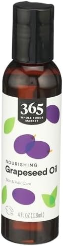 365 by Whole Foods Market, Nourishing Grapeseed Oil, Skin & Hair Care, 4 Fl Oz