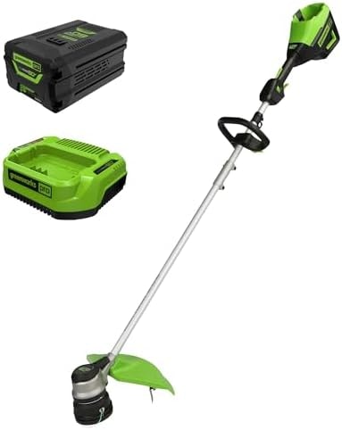 Greenworks 60V 16 in Cordless String Trimmer, 2.5 Ah Battery