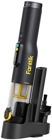 Fanttik Slim V10 Lite Handheld Vacuum, All-in-One Base, 0.98lb Lightweight