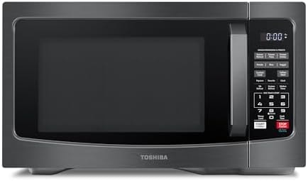 TOSHIBA Countertop Microwave Oven, 1.2 Cu.Ft, 1000W, Black