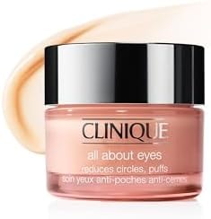 Clinique All About Eyes Lightweight Eye Cream With Vitamin C | Hydrating, Brightening, Depuffing + Dark Circle Reducing, 1 Ounce