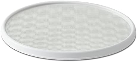 Copco Basics Non-Skid Lazy Susan for Under Sink and Cabinet Storage, 18 Inch, Crystalline