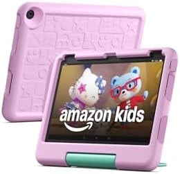 Amazon Fire HD 10 Kids tablet (newest model) ages 3-7 | Bright 10.1" HD screen with included ad-free and exclusive content, robust parental controls, 13-hr battery, 32 GB, Pink