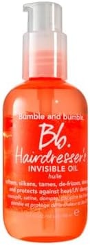 Bumble and bumble. Hairdresser's Invisible Oil Frizz-Reducing Hair Oil | Heat Protection, Frizz Control + Shine | Curly, Wavy, Straight | With Grapeseed, Coconut + Argan Oils, 3.4 Fl Oz