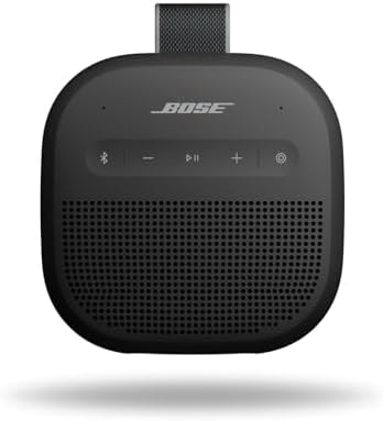 Bose SoundLink Micro Portable Bluetooth Speaker (2nd Gen), Wireless Outdoor Speaker, Up to 12 Hours Battery Life, Waterproof and Dustproof, Black