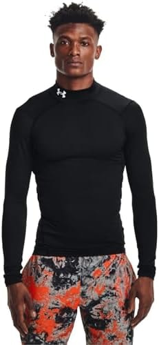 Under Armour Men's ColdGear Armour Compression Mock, 001 Black, XXL