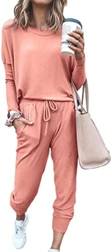 PRETTYGARDEN Airport Travel Outfit Women Fall 2 Piece Matching Lounge Sets