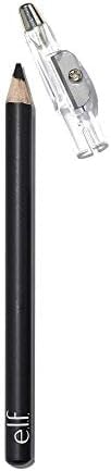e.l.f. Satin Eyeliner Pencil, Smooth Glide Eyeliner For A Satin Finish, Includes A Built-In Sharpener, Vegan & Cruelty-Free, Black