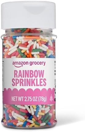 Amazon Grocery, Rainbow Sprinkles, 2.75 Oz