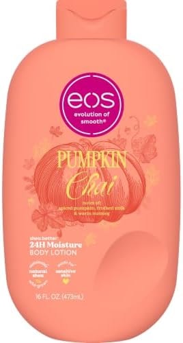 eos Shea Better Body Lotion, Pumpkin Chai, 24-Hour Moisture, 16 fl oz