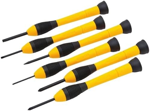 STANLEY Precision Screwdriver Set, 6 Piece, with Case (66-052)