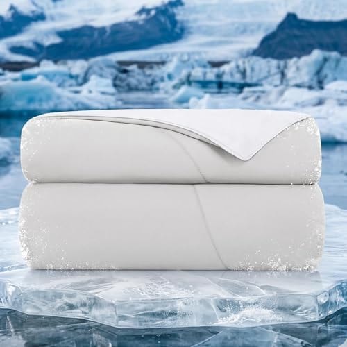 Topcee Cooling Comforter Queen Size -Cooling Blanket for Hot Sleepers