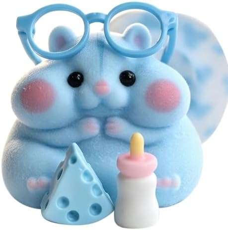 Handmade Taba Squishy Hamster Toy, Cute Squishy Stress Relief Fidget Toy