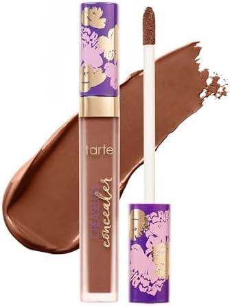 tarte maracuja creaseless full-coverage concealer – Waterproof Longwear with Vitamin C to Hydrate look of Dark Circles, Blemishes & Discoloration, Vegan & Cruelty-Free, full size, 55W rich warm